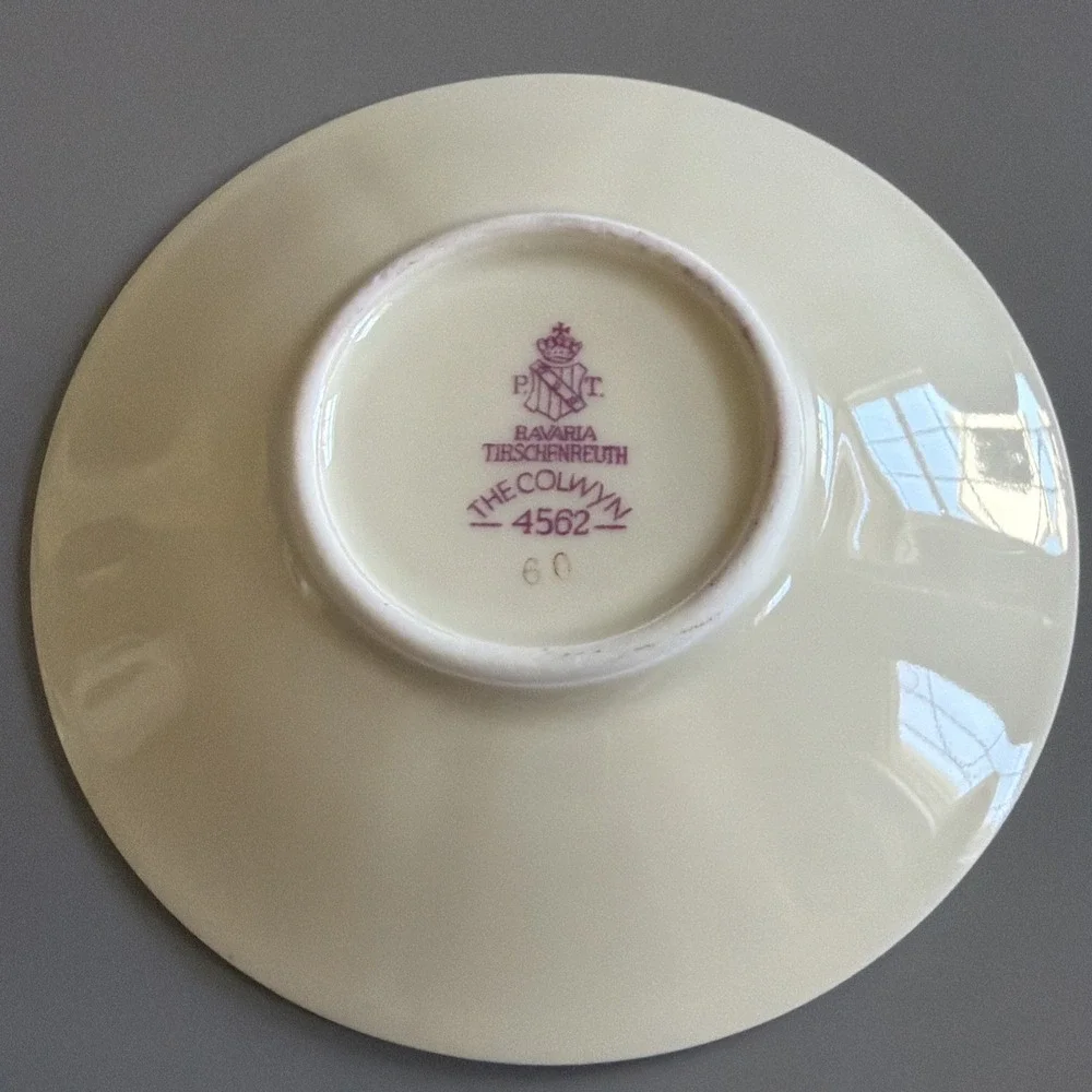 Vintage P.T. Bavaria Tirschenreuth Demitasse Cup & Saucer 